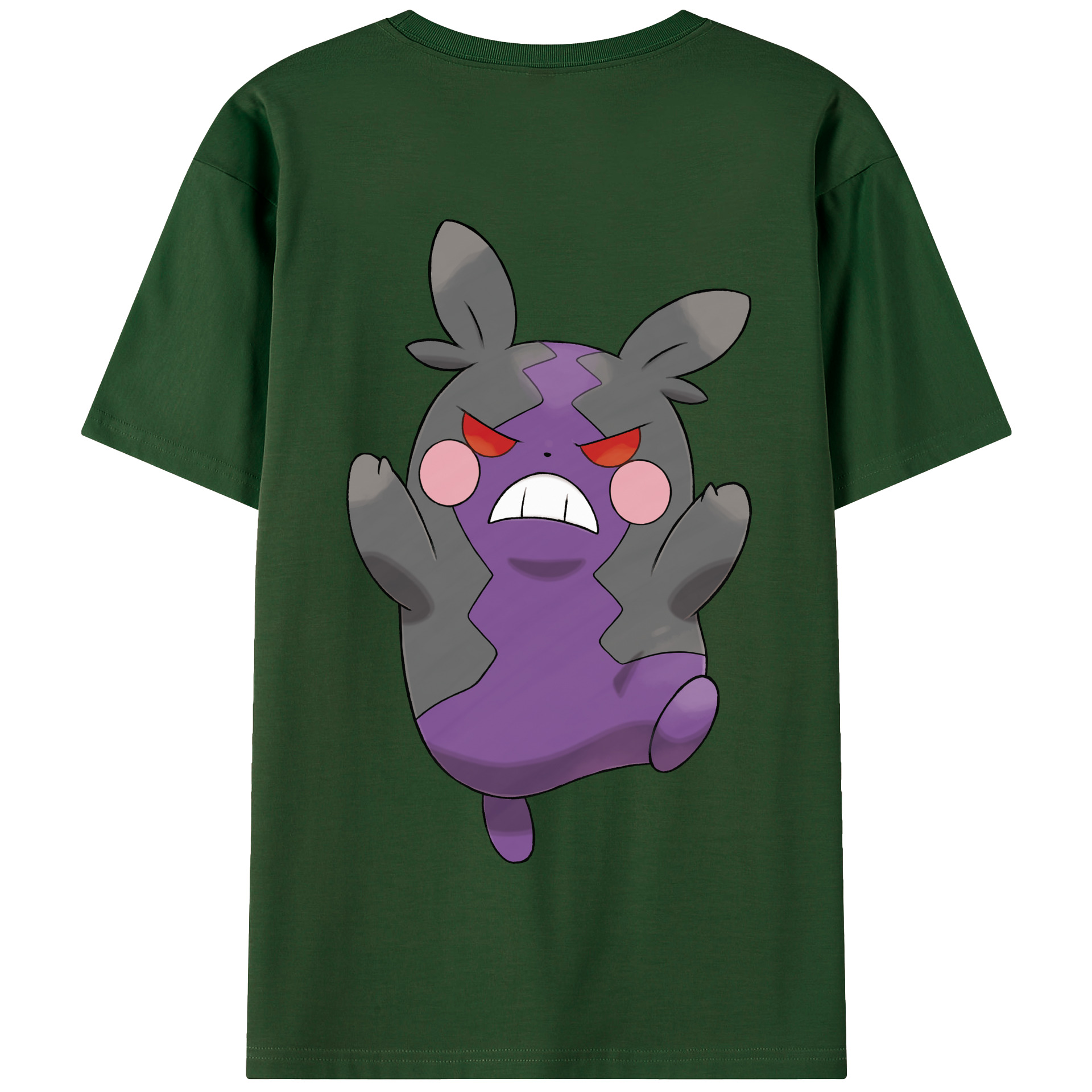 （画像用） ポケットモンスター Pokémon 綿100％半袖Tシャツ（背面プリント）